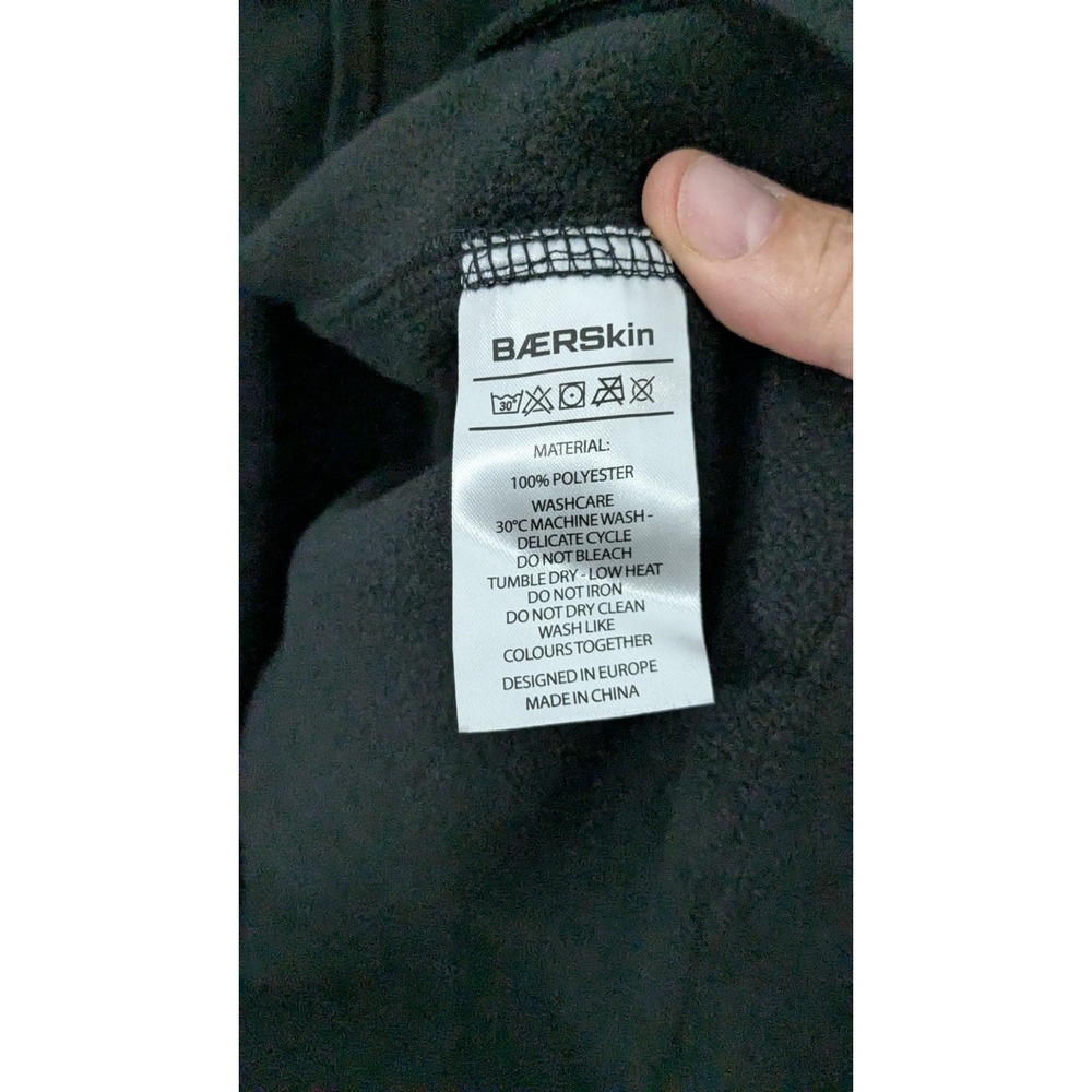 NWT Baerskin Tactical Hoodie Mens 2XL Black Fleece Full Zip Hunting Outdoors - Picture 12 of 12